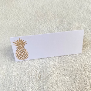 Set mit 10 Ananas-Platzhaltern