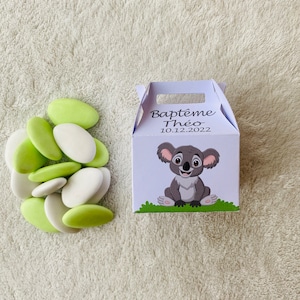 Boite koala personnalisée-baptême-anniversaire taille au choix