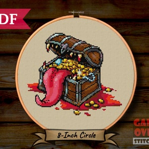 Mimic - Cross Stitch Pattern for 9-Inch Hoop