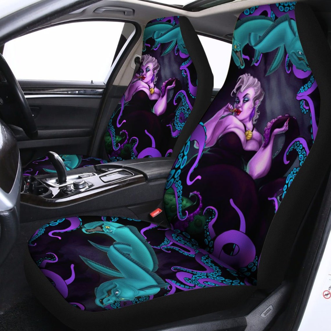 Disney Villains Ursula Car Seat Covers Seat Covers Pair 2 Etsy