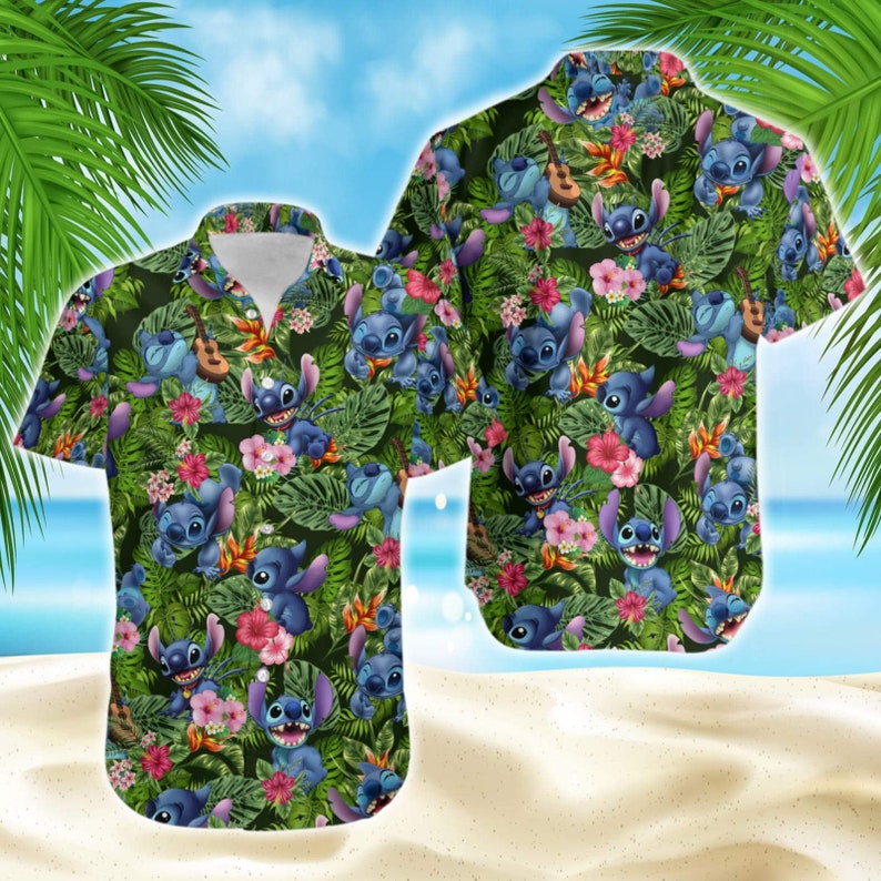 stitch with hawaiian shirt