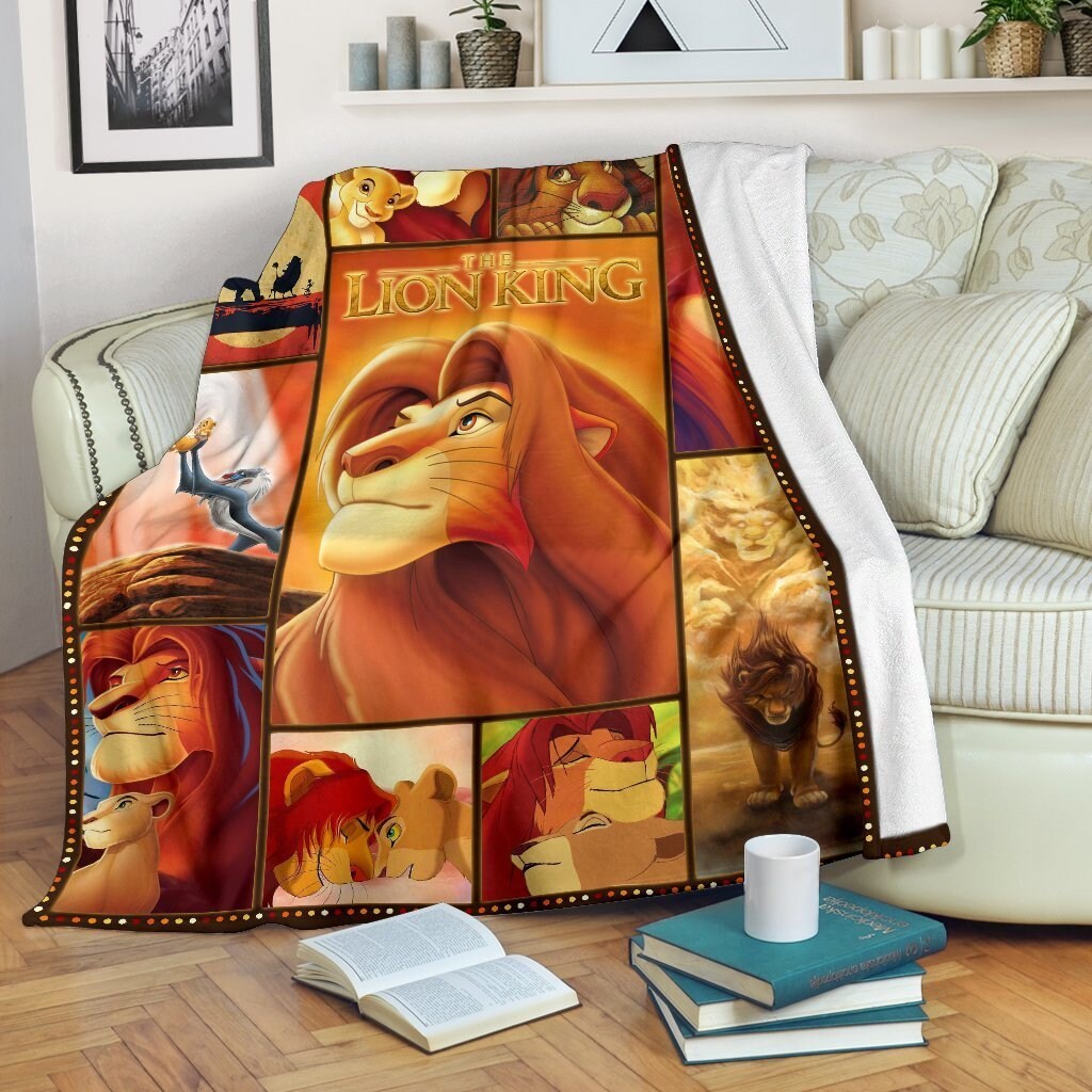 Handmade Simba Lion King Blanket Personalized Custom Disney Etsy