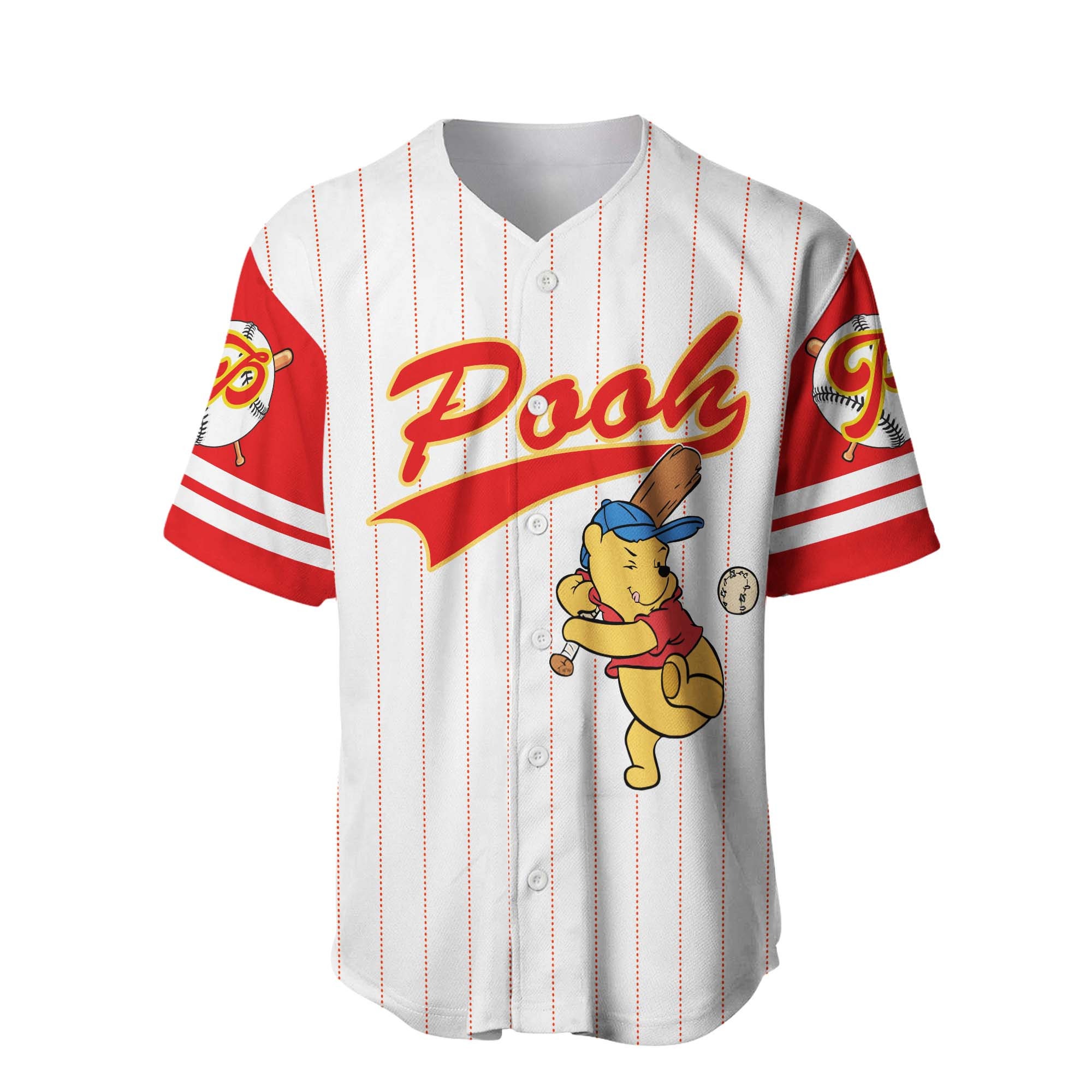 Winnie Pooh Bear Disney Baseball Jersey Custom Name and Etsy