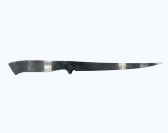 Kitchen Fillet Knife Blank, Knife Making, 80crv2 Steel, AEB-L Stainless Steel, Waterjet Knives, Knife Blanks, Handmade Knife, Blade Making