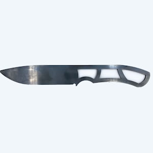 Less Simple Man Skeletonized Knife, Knife Blank, Knife Making, 80crv2 Steel, AEB-L Stainless Steel, Waterjet Knives, Handmade Knife