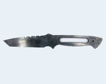 The Tanto Knife, Knife Blank, Knife Making, 80crv2 Steel, AEB-L Stainless Steel, Waterjet Knives, Handmade Knife, Blade Making