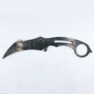 Karambit Knife, Knife Blank, Knife Making, 80crv2 Steel, AEB-L Stainless Steel, Waterjet Knives, Knife Blanks, Handmade Knife, Blade