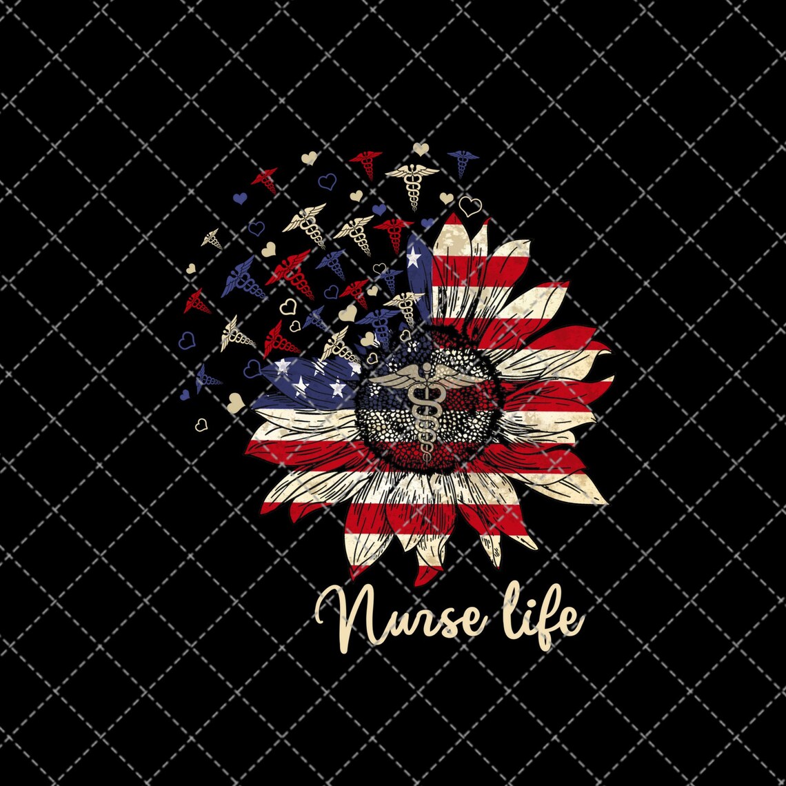 American flag sunflower independence day nurse sunflowers  etsy American flag sunflower independence day nurse sunflowers  etsy