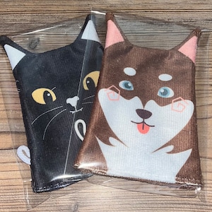 Gants de toilette enfant / gant dapprentissage chat / chien