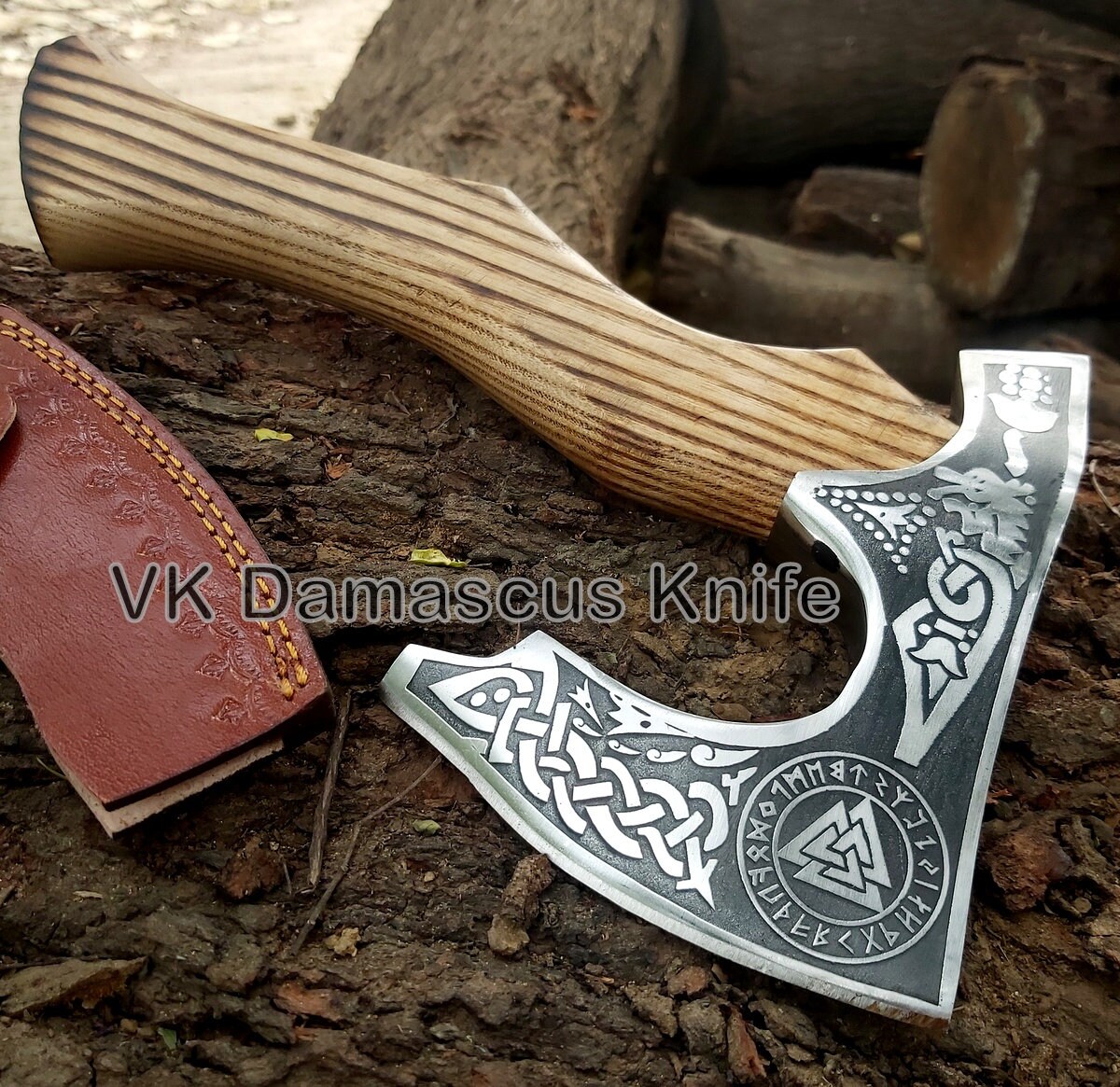 Hache Viking De Chasse Et Tactique - Acier Carbone Forgé Main - Sur Mesure - Style Tomahawk - Neuf