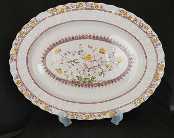 1895-1900 Copeland SPODE BUTTERCUP Piatto ovale da 15 pollici