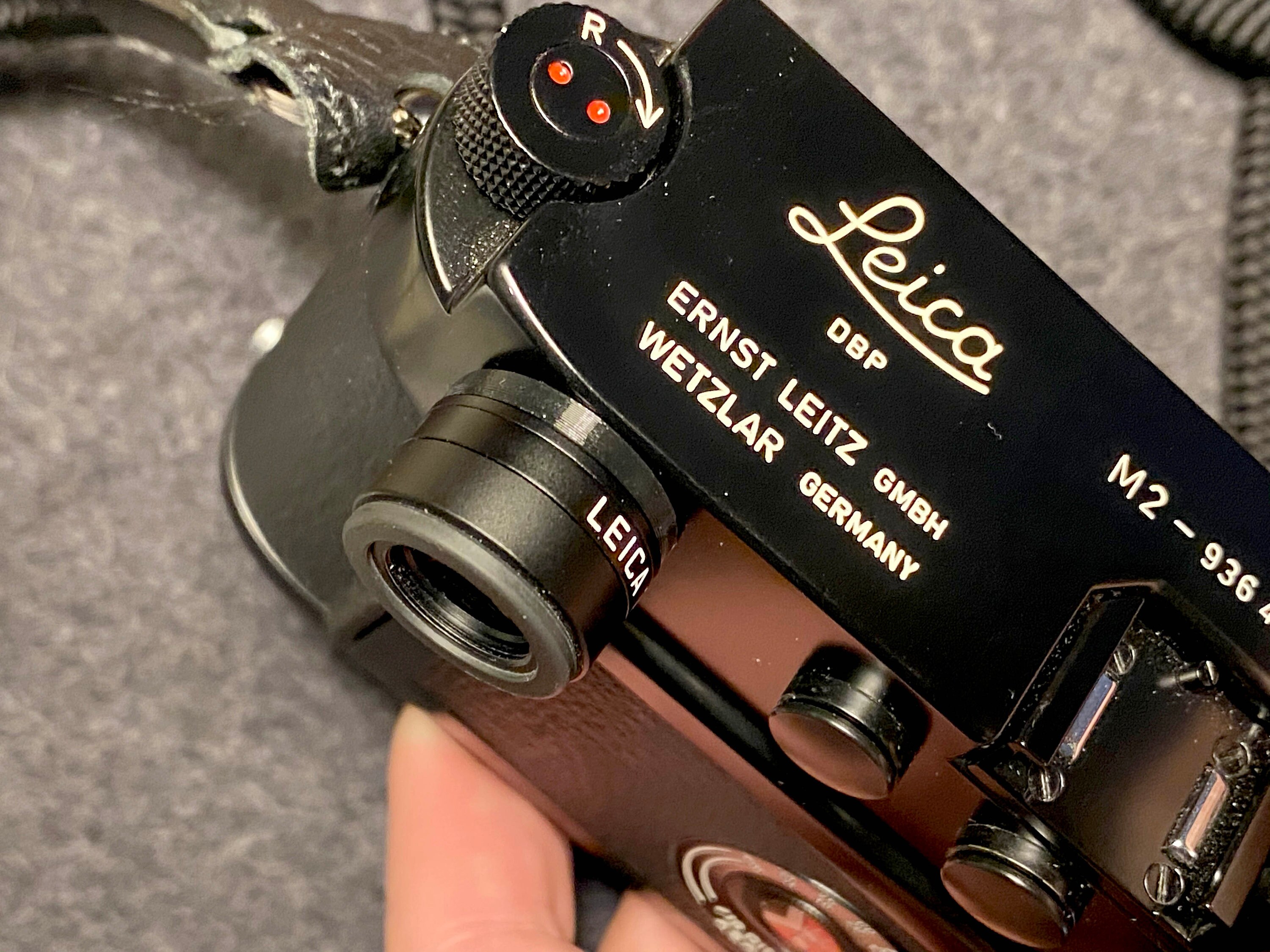 Leica Black Paint Body Cap/cover early MP/M3/M2/M4