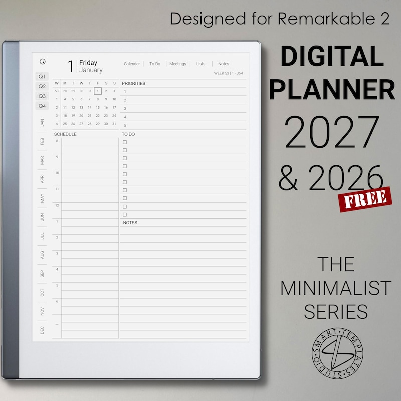 Daily Planner 2026 2027 - Etsy