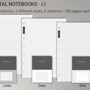 reMarkable 2 Minimalist Bundle 2024-2025 Digital Planner / Journal / Meetings / Notes Digital Download image 10