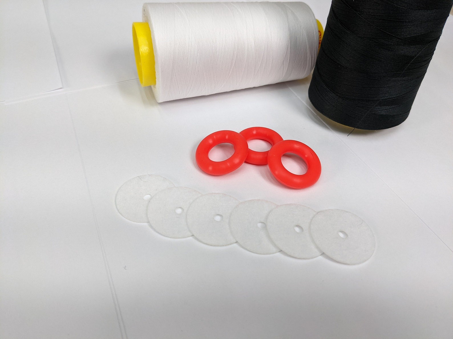 Colored Bobbin Winder Tire With Felt Pad 3 Sets Rubber tire Etsy