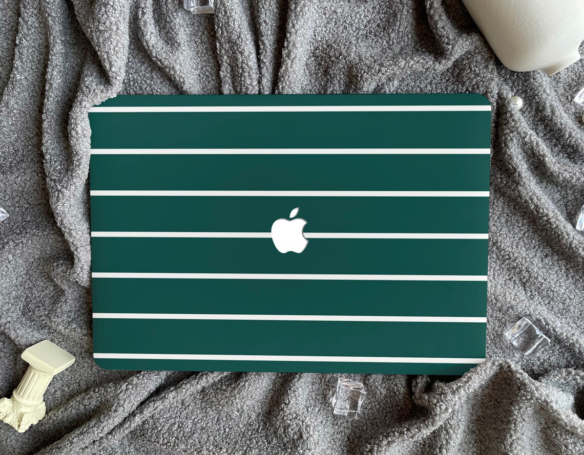 Green Forest Stripe MacBook Case For MacBook New Pro Air 2020 Etsy
