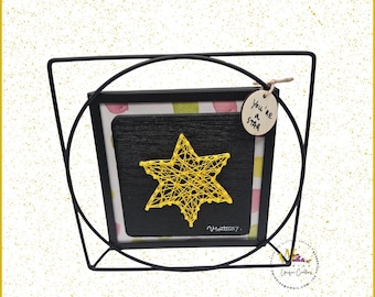 STAR String Art – Handmade Wooden Wall Art