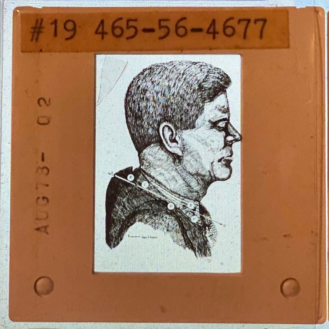 Slides of Drawings of JFK Autopsy Photos Used in Warren Etsy Australia