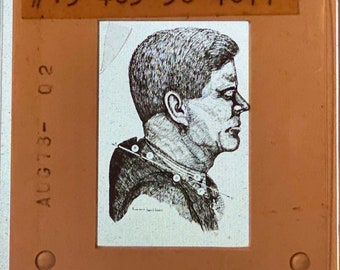 Slides of Drawings of JFK Autopsy Photos used in Warren Commission Inquiry