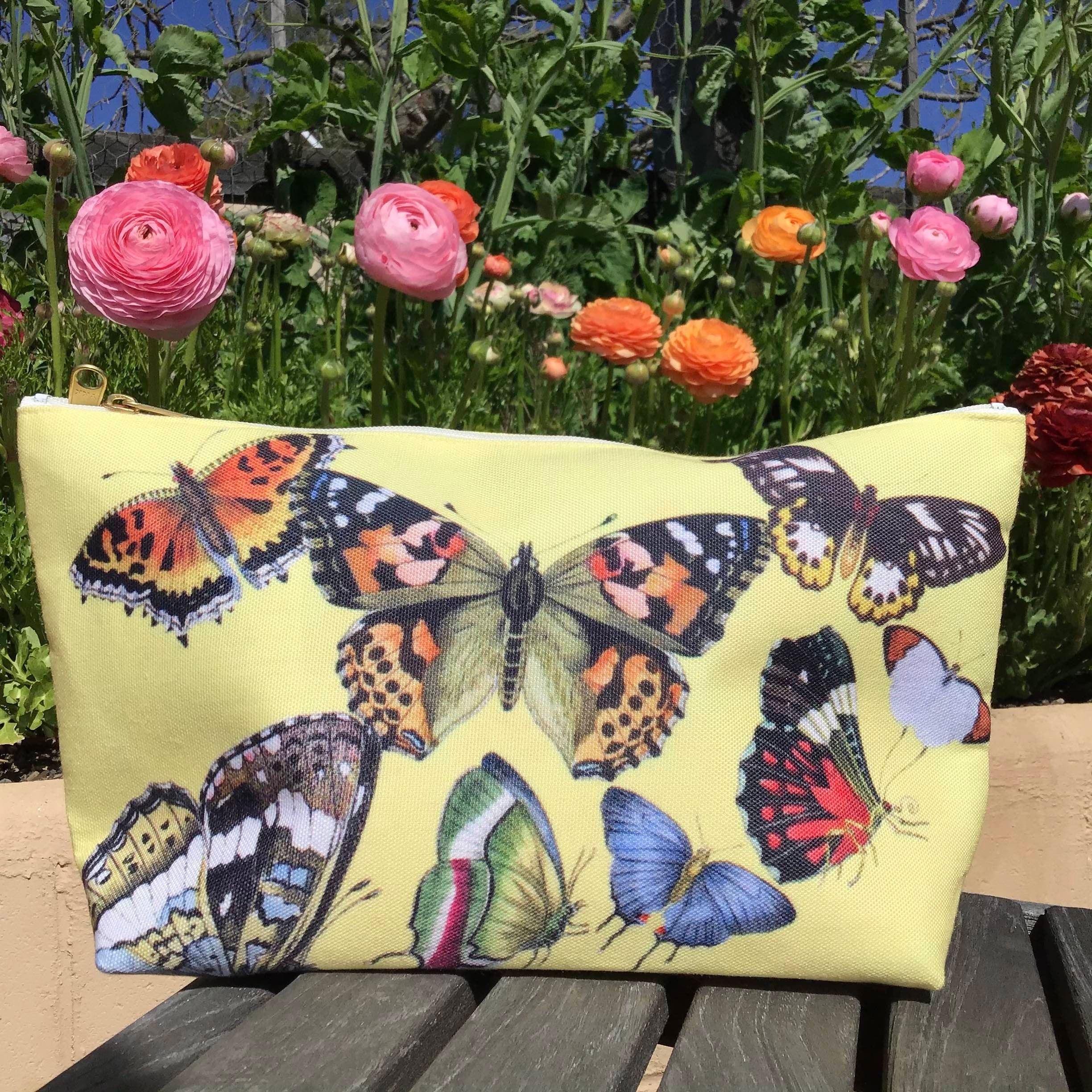 Butterfly Accessory Zippered Pouch Etsy