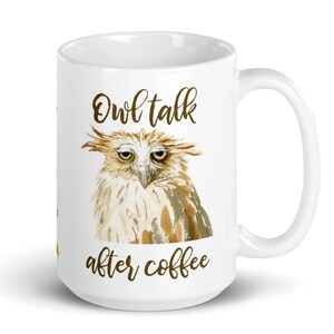 Frazzled &quot;Owl Talk&quot; Mug