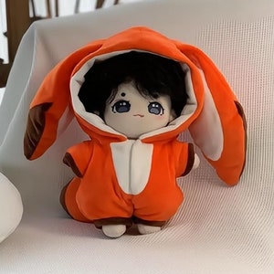 20cm Cute cotton doll clothes fox jumpsuit 15cm suit