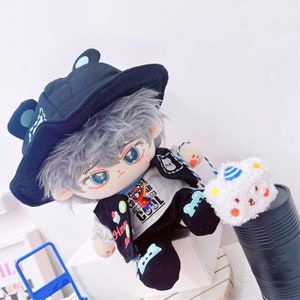 20 cm katoenen pop en poppenkleding, cool jongensmeisje dagelijks kledingpak voor pluche pop