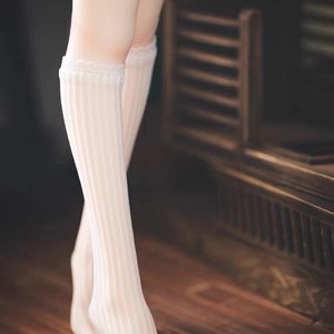 DO BJD socks 1/4 1/3 1/6 sd 16gr gem lace socks knee sock thigh stocking