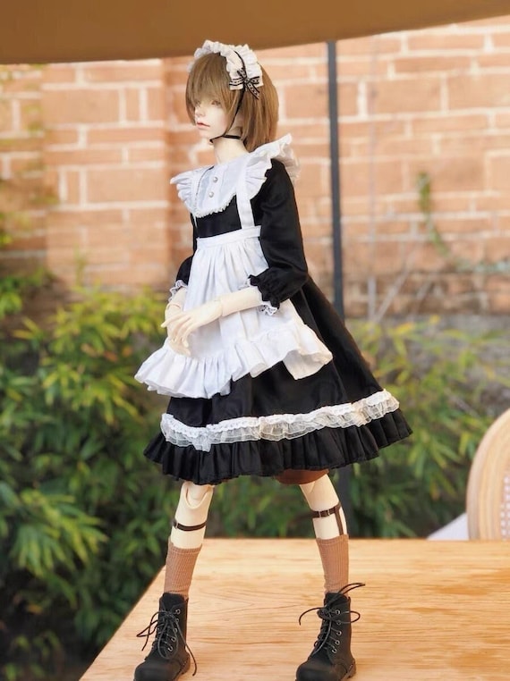 black maid dress Black and White French Maid Dress main image 1