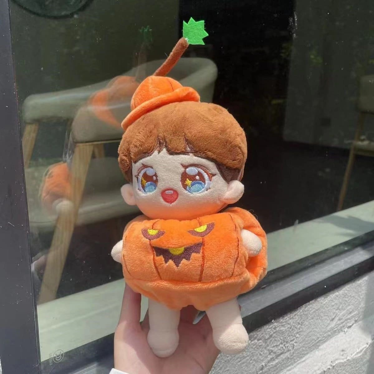 20cm Cotton Doll Clothes,halloween Pumpkin Demon Plush Doll Suit
