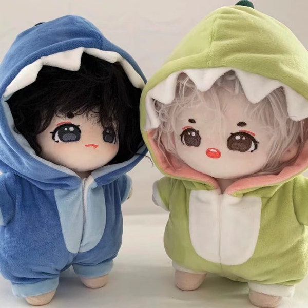 20cm cotton doll clothes dinosaurs jumpsuit 15cm suit