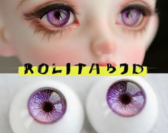 BJD Eyes Provence lavender purple Eyes 1/4 1/6 Cermit plaster Resin Doll Eyes one pair eyes