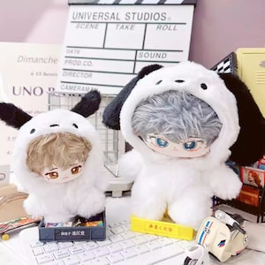 Katoenen poppenkleding van 10/15/20 cm hondenpak pluche poppenpak