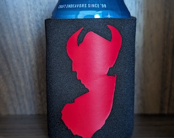 NJ Devils Can Cooler, Hockey Drink Sleeve, Team Supporter Gift