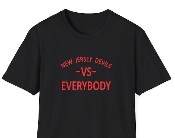 NJ Devils Hockey T-Shirt: New Jersey Devils vs Everybody