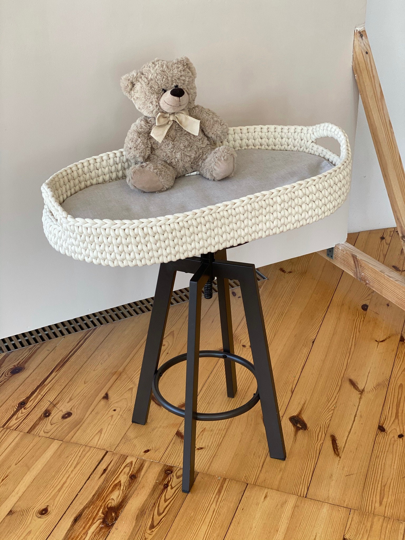 Сhanging basket Crochet changing basket Change basket baby Etsy