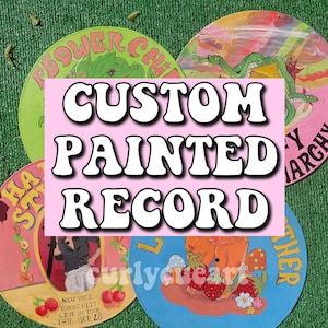 Custom Painted Vinyl Record