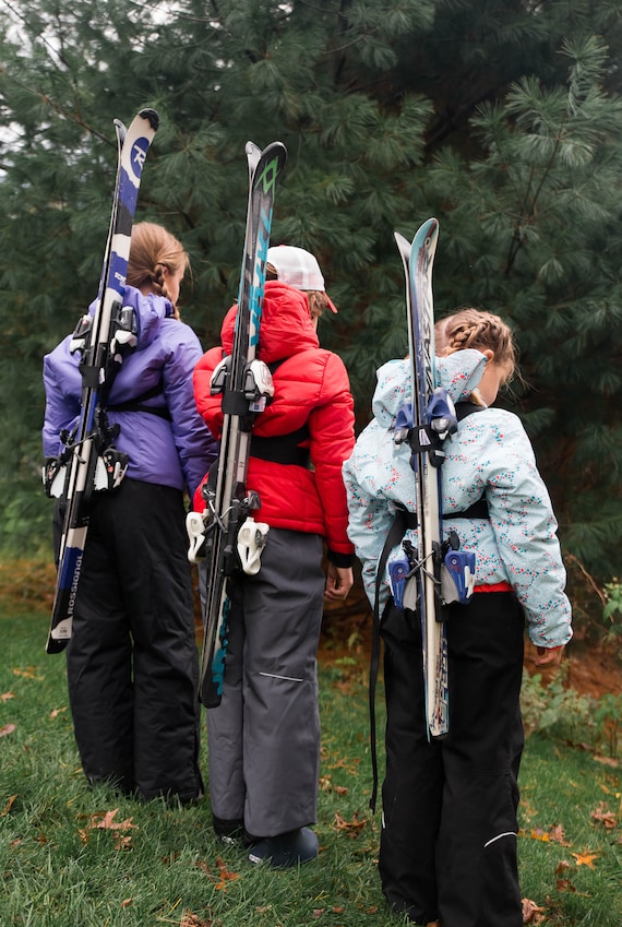 Porte-skis et sac à dos pour enfants Les grands enfants emportent