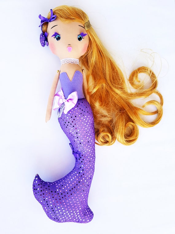 Mermaid Gifts for Girls - Includes a Mermaid Plush Doll, Mermaid Book and  Soft Mermaid Blanket - Emily