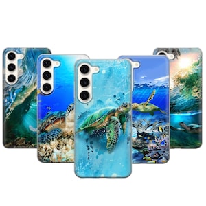 Watercolor Turtle Phone Case For Samsung Galaxy S26 Ultra S25 FE S24 Plus S23 S22 A15 A17 A25 A26 A35 A37 A55 A57