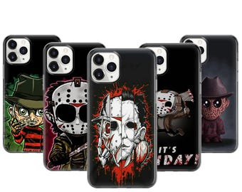 Horror Movie Icons Phone Case For iPhone 17 ProMax 16E 15 Pro 14 13 Mini Pixel 10ProXL 9 Pro 8 A