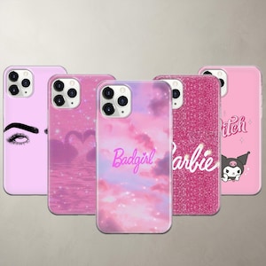 Etui na telefon Y2K w kolorze różowym, Sassy Baddie Cover do iPhone'a 18 Pro Max 17 16e 15 13 14 Pixel 11 Pro XL 10A 9 8A 8 Pro, urocze dziewczęce dzieło sztuki