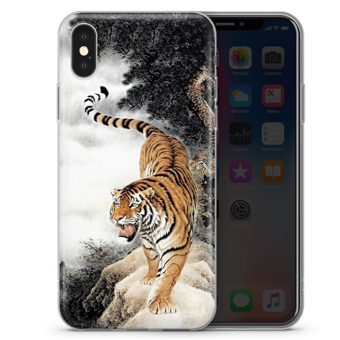 Tiger phone case cover for iPhone Galaxy S21 S20 S10 S9 S8 Etsy