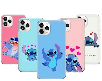 Funda de teléfono con dibujos animados de Stitch para iPhone 17 ProMax 16E 15 Pro 14 13 Mini Pixel 10ProXL 9 Pro 8 A