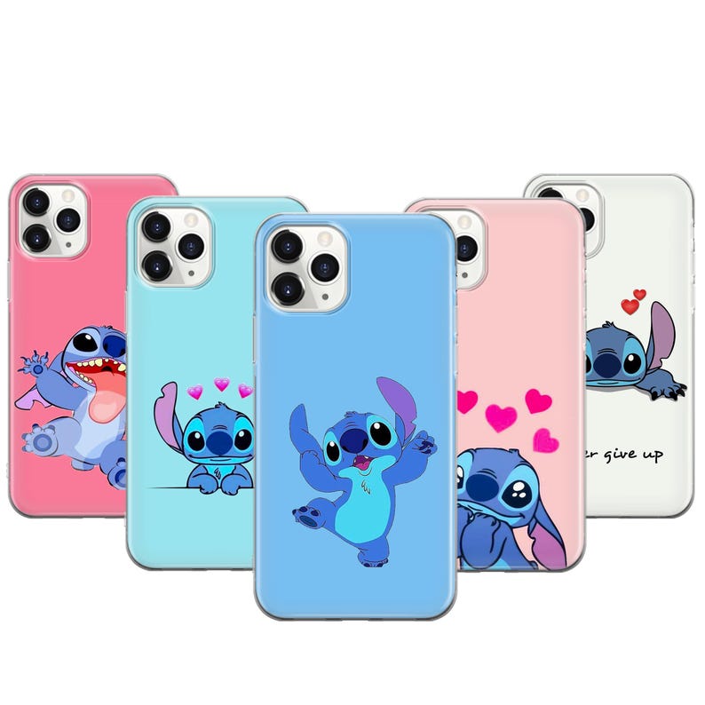 Stitch Cartoon Phone Case For iPhone 17 ProMax 16E 15 Pro 14 13 Mini Pixel 10ProXL 9 Pro 8 A image 1