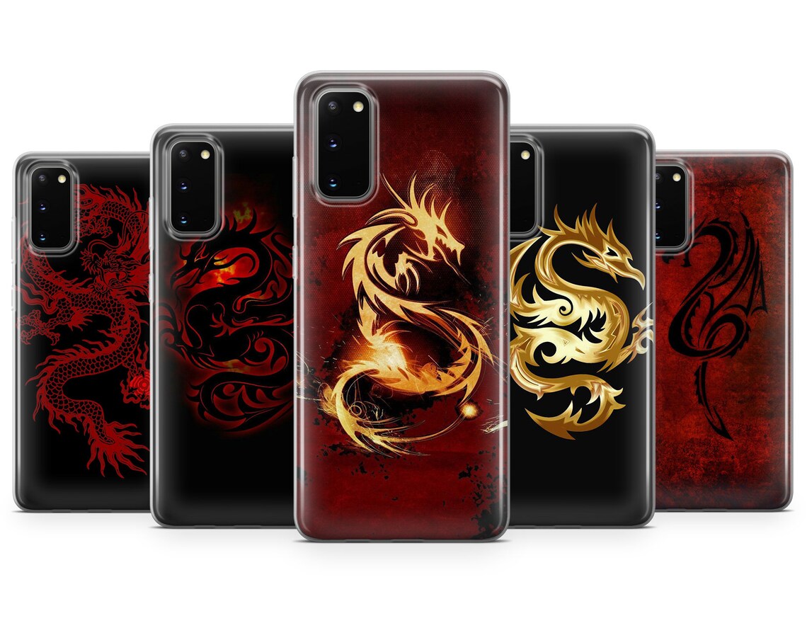 Dragon Phone Case Cover for iPhone Galaxy S21 S20 S10 S9 S8 Etsy