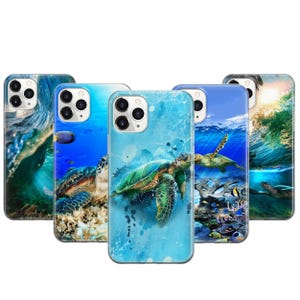 Watercolor Turtle Phone Case For iPhone 17 ProMax 16E 15 Pro 14 13 Mini Pixel 10ProXL 9 Pro 8 A