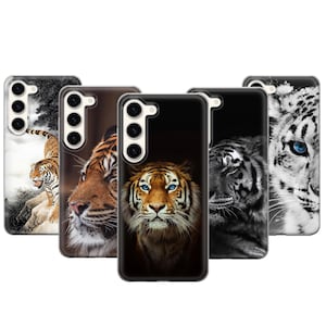 Funda de tigre para Samsung Galaxy S26 Ultra S25 FE S24 Plus S23 S22 A15 A17 A25 A26 A35 A37 A55 A57