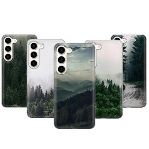 Funda para teléfono con diseño de montañas para Samsung Galaxy S26 Ultra S26 FE S25 S24 Plus S23 S22 A15 A17 A25 A26 A35 A37 A55 A57, diseño de aventura en la naturaleza.