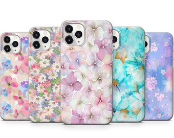 Flower Phone Case For iPhone 15 14 Pro Max 13 12 11 Xr Xs X 8 7 Se2022 Samsung S24 S23 Ultra S22 S21 S20 S10 A13 A14 A21 A30 A50 A70 A71 A80